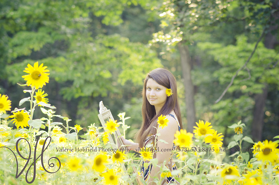 Ste. Genevieve Photographer | Delani & sunflowers