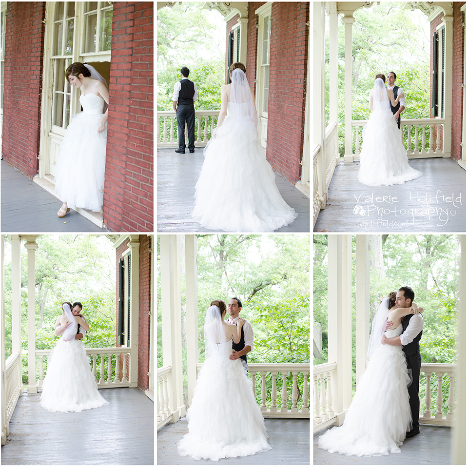 St. Louis Wedding Photographer | First Look: Mitch & Emily