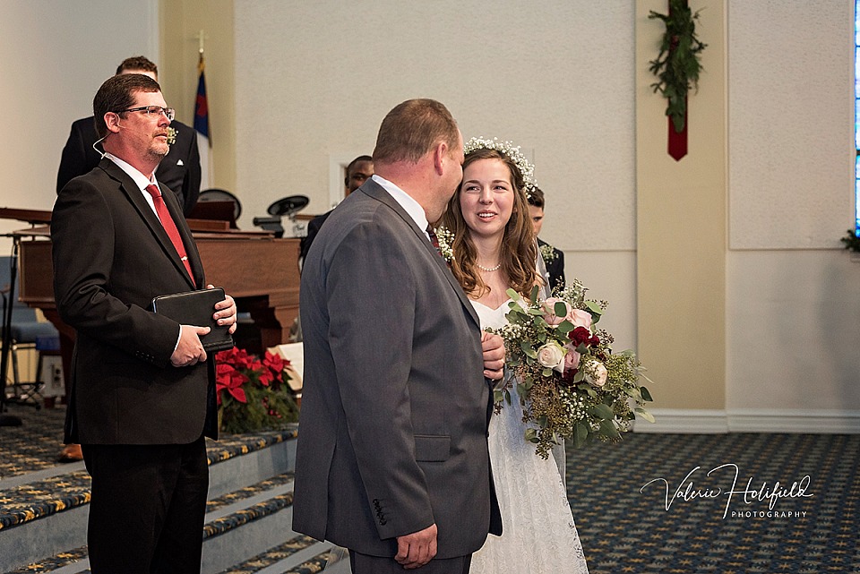 Molly & Daniel, December 2, 2017 | Wedding Photography at First Baptist Church Festus/Crystal City, MO 