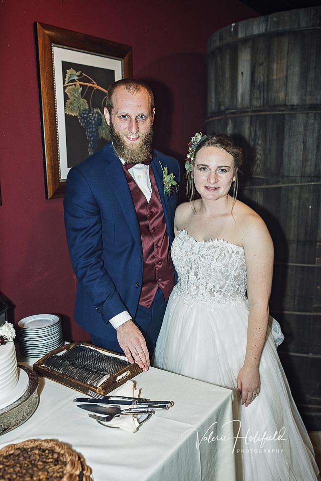 Rachel + Joseph, October 21, 2018 | Wedding at Chaumette Winery, Ste. Genevieve Co, MO 